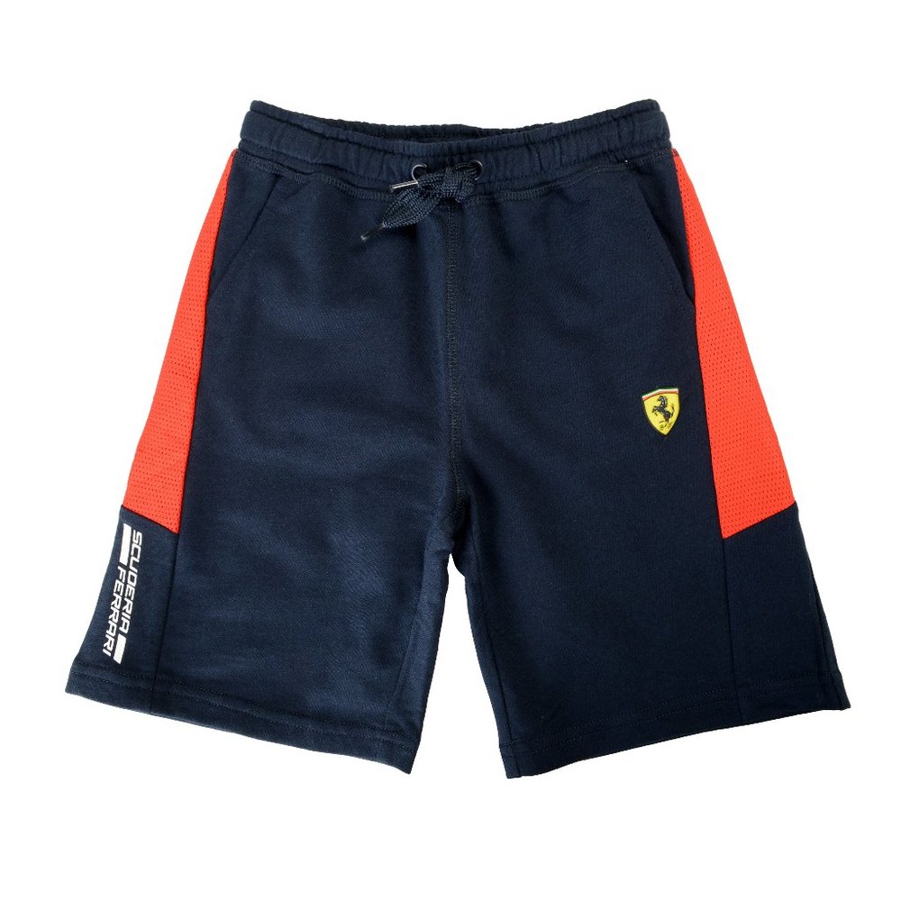 Scuderia Ferrari Kid Multi-Color Fleece Bermuda Shorts